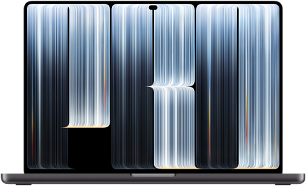 MacBook Pro mit PROLED XDR Display, Farbe Space Schwarz